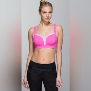 Lululemon TaTa Tamer Sports Bra Pink 36C